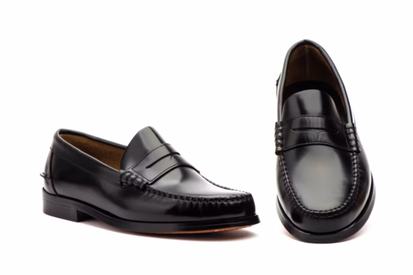 Penny loafers zwart