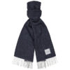 Herensjaal donkerblauw