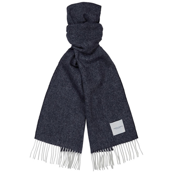 Herensjaal donkerblauw