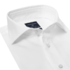 Overhemd - Wit - Slim Fit - Fine Twill (laatste maat: 43)