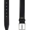 Zwarte leren riem