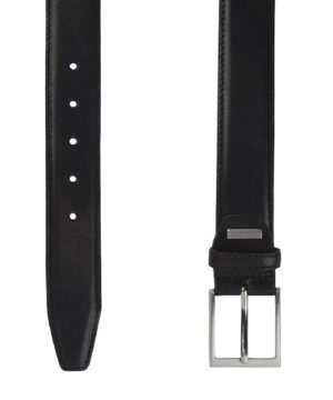 Zwarte leren riem