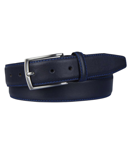 Klassieke donkerblauwe riem