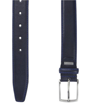 Klassieke donkerblauwe riem