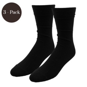 SK-017-3PACK-00 Sokken zwart 3-pack