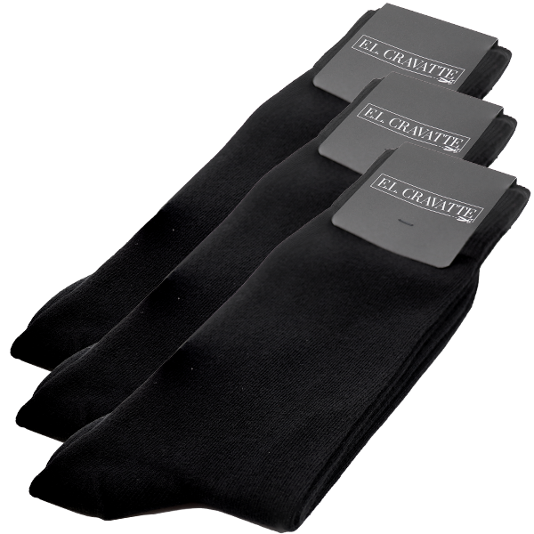 Sokken zwart 3-pack