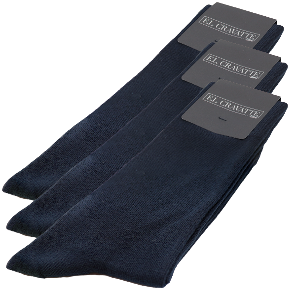 SK-021-3PACK Sokken donkerblauw 3-pack