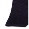 STD-B-501-3 Gebreide wollen stropdas donkerblauw