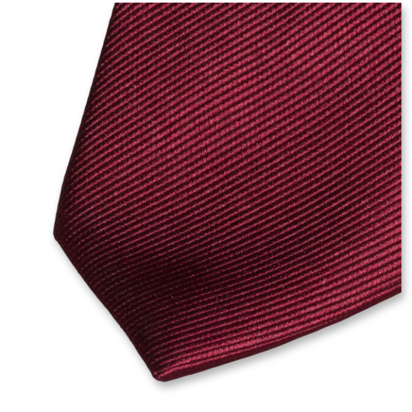 Zijde stropdas bordeaux